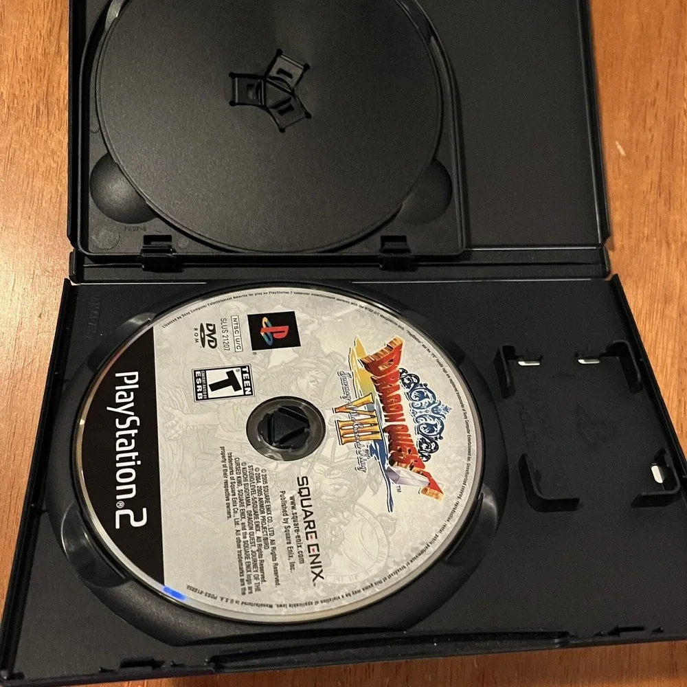 Dragon Quest 8 VIII: Journey of the Cursed King (PS2) Both Discs, Case w/ Demo!!
